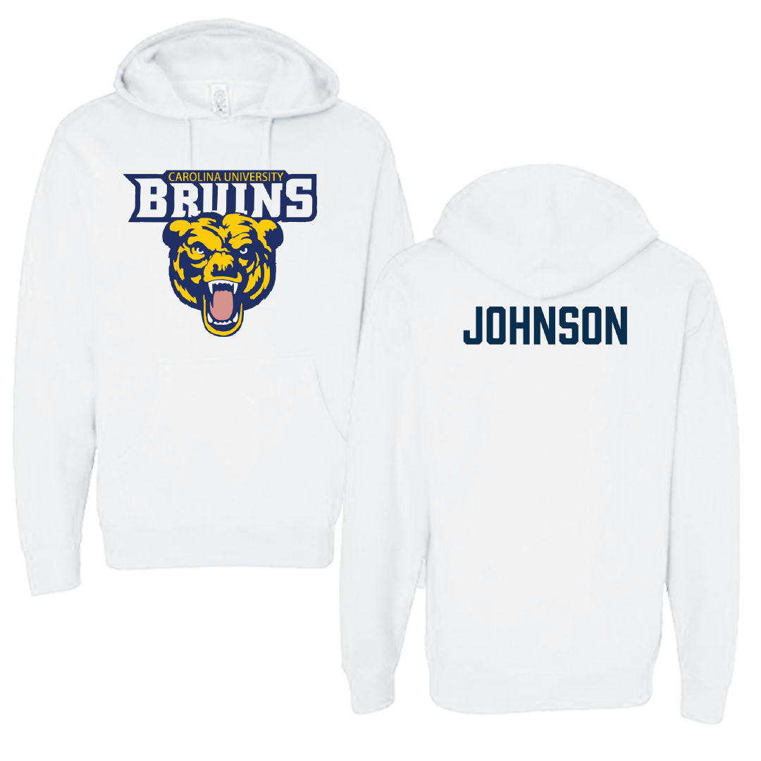 Carolina University Baseball White Hoodie - Patrick Johnson