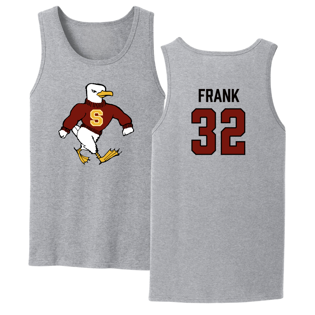Salisbury University Football Sport Gray Tank Top - #32 Kyle Frank