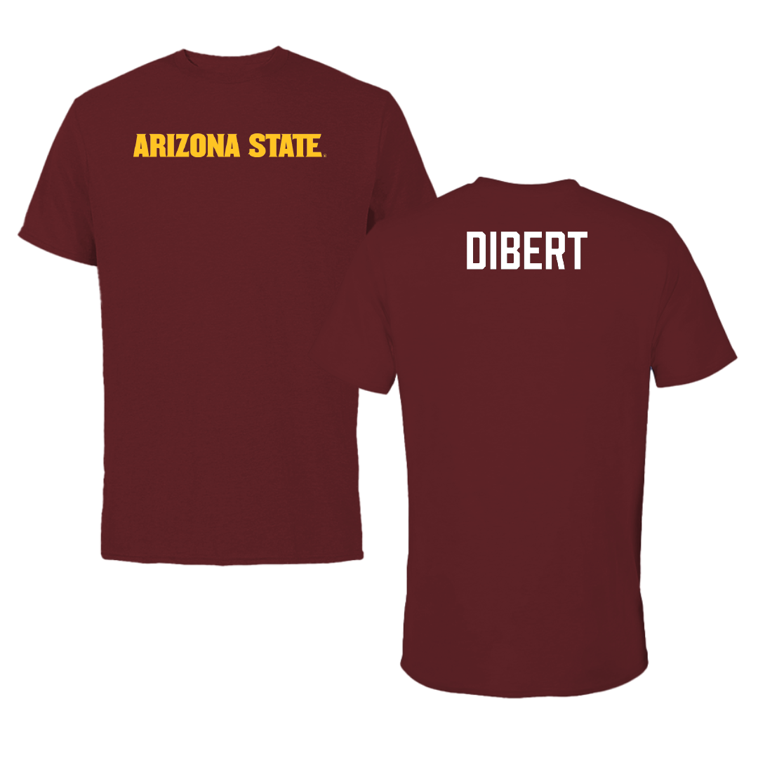 Arizona State University Wrestling Maroon Tee - Carter Dibert