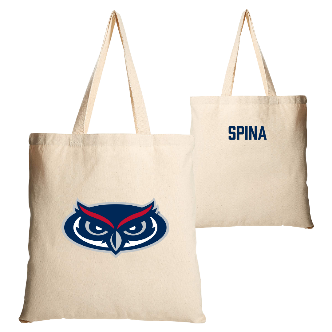 Florida Atlantic University Dance Tan Canvas Tote Bag - Jenna Spina