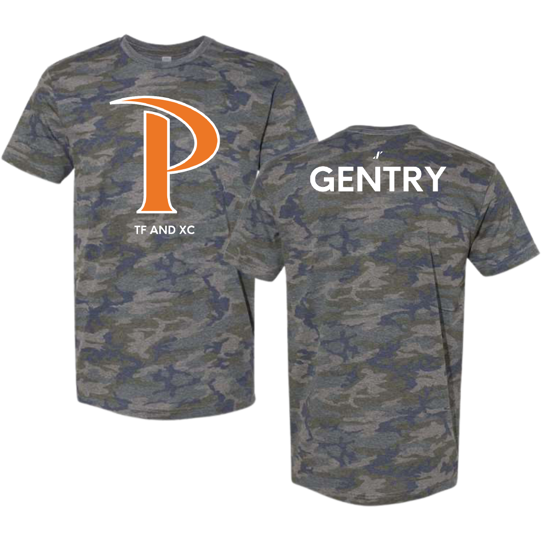 Pepperdine University TF and XC Vintage Camo Tee - Elijah Gentry