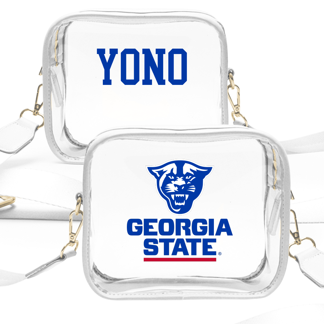 Georgia State University Golf (M) White Clear Stadium Bag - Sam Yono