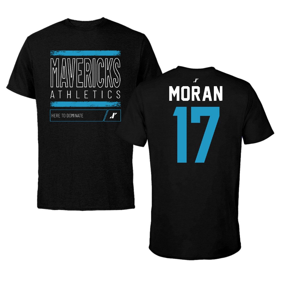 Mercy University Lacrosse Black Dominate Performance Tee - #17 Tatiana Moran