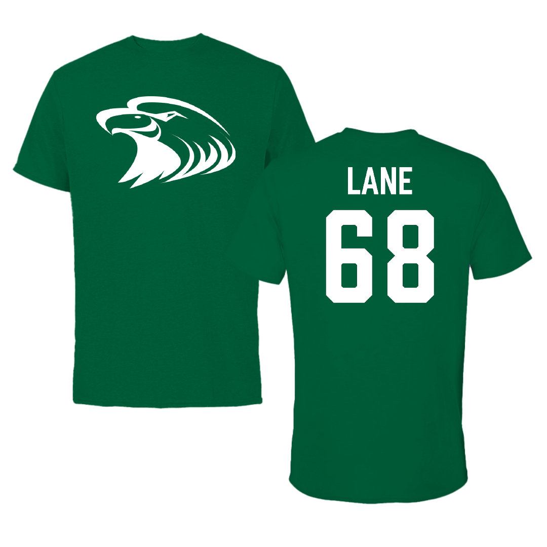 Central Methodist University Football Green Tee - #68 Elijah Lane