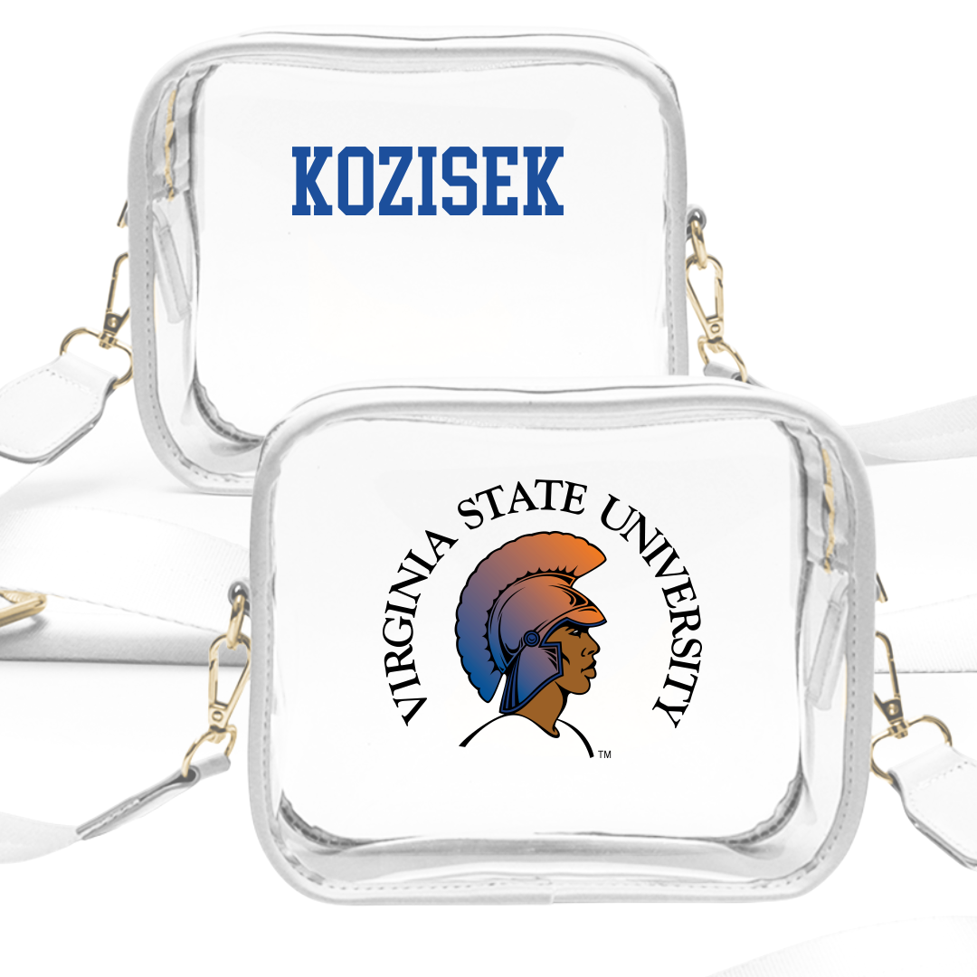 Virginia State University Golf (M) White Clear Stadium Bag - Samuel Kozisek