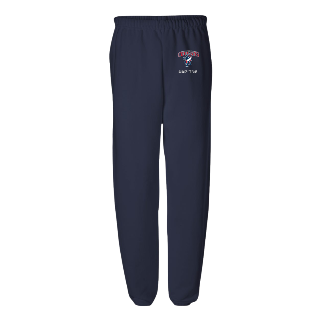 Columbus State University Football Navy Sweatpants - #32 Tyquan Glover-Taylor