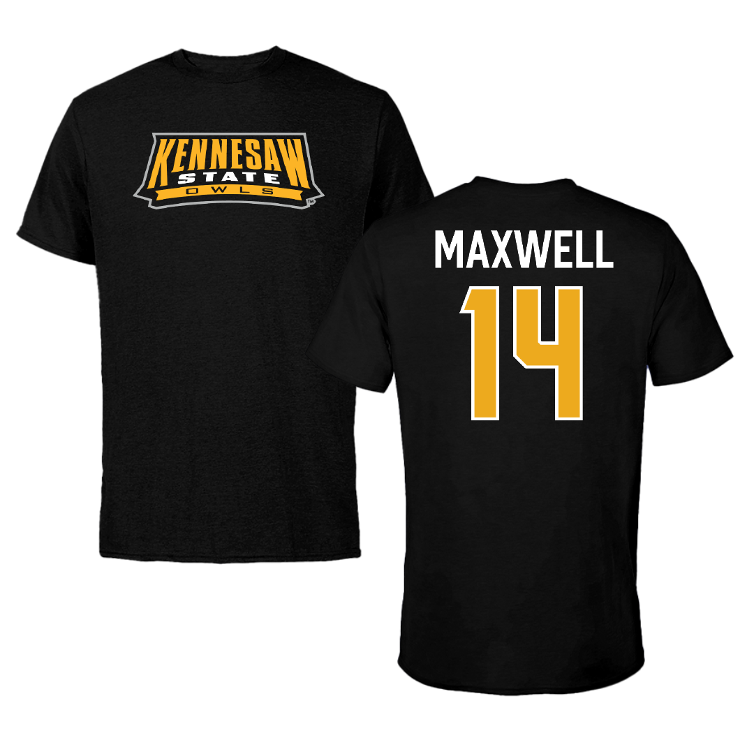Kennesaw State University Lacrosse Black Performance Tee - #14 Addelyn Maxwell