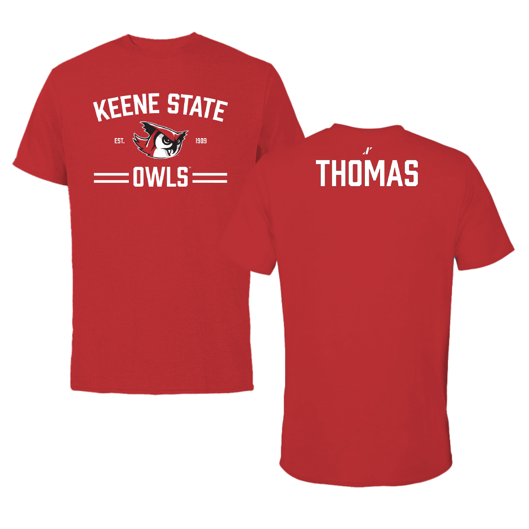 Keene State College TF and XC Red General Tee - Kyle Thomas