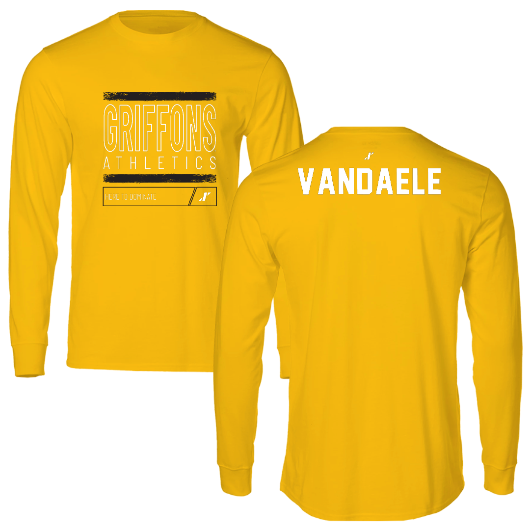 Missouri Western State University Golf Gold Dominate Performance Long Sleeve - Ines Vandaele