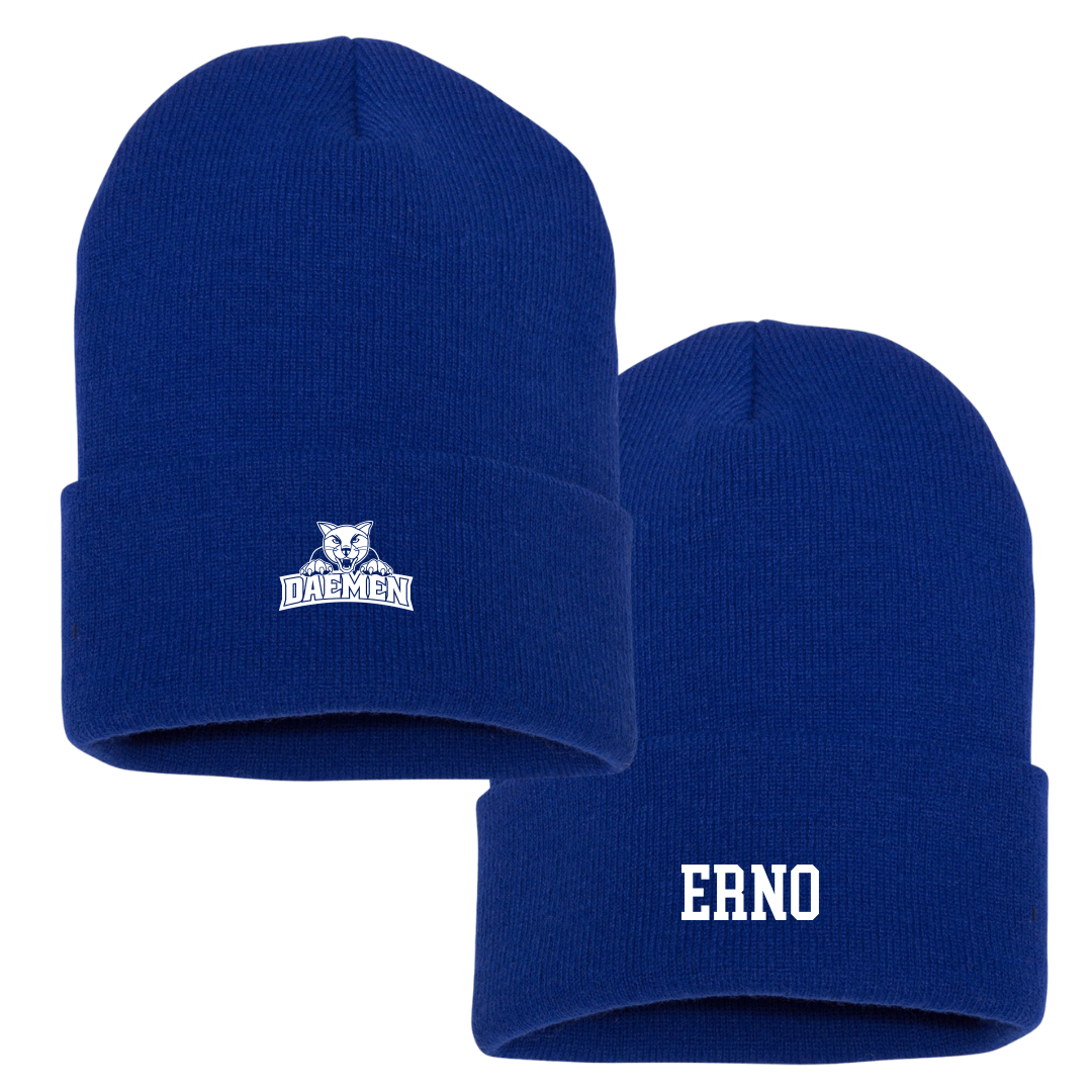 Daemen University Soccer (W) Blue Beanie - #27 Madeleine Erno