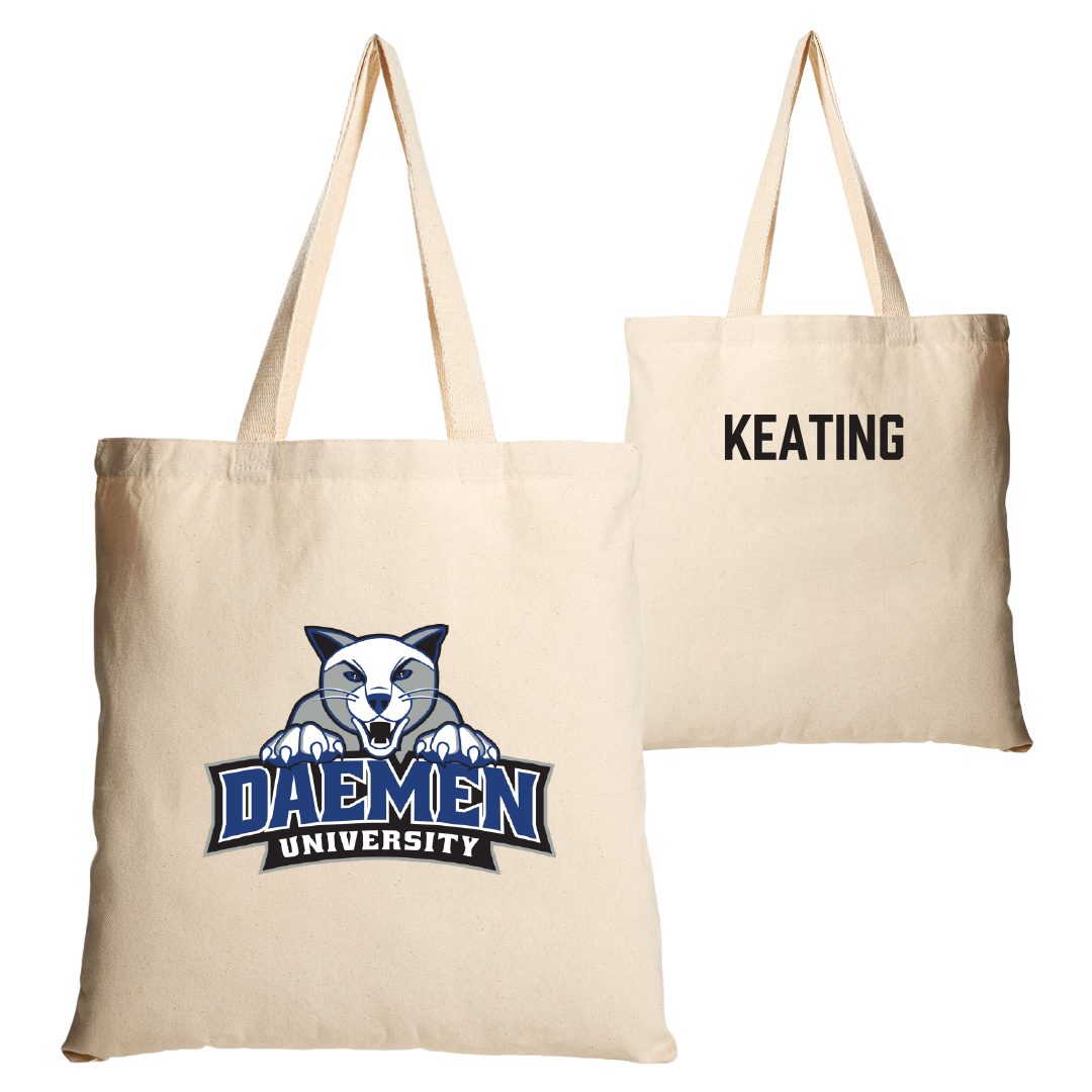 Daemen University TF and XC Tan Canvas Tote Bag - Ethan Keating