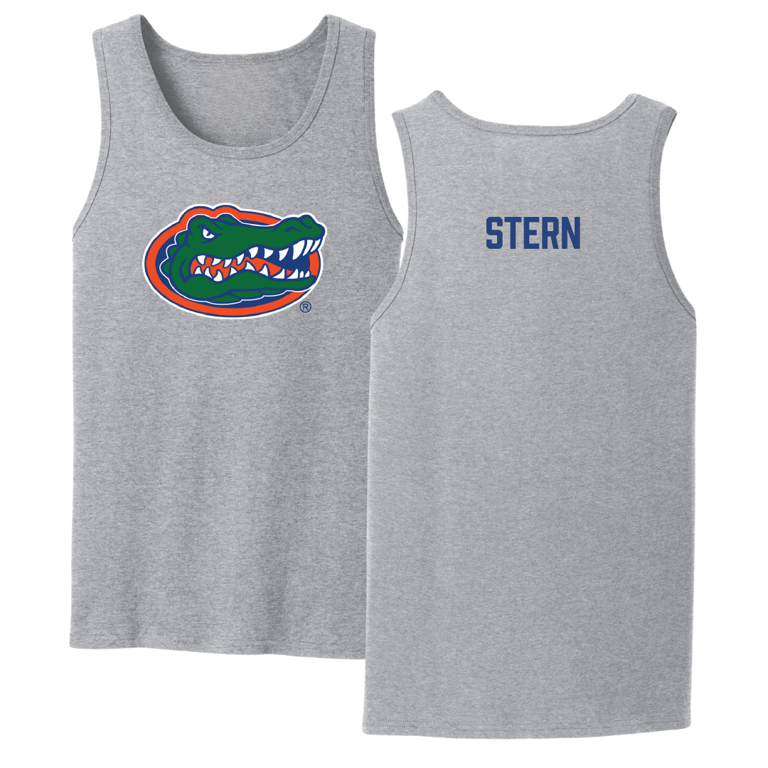 University of Florida TF and XC Sport Gray Tank Top - Josh Stern