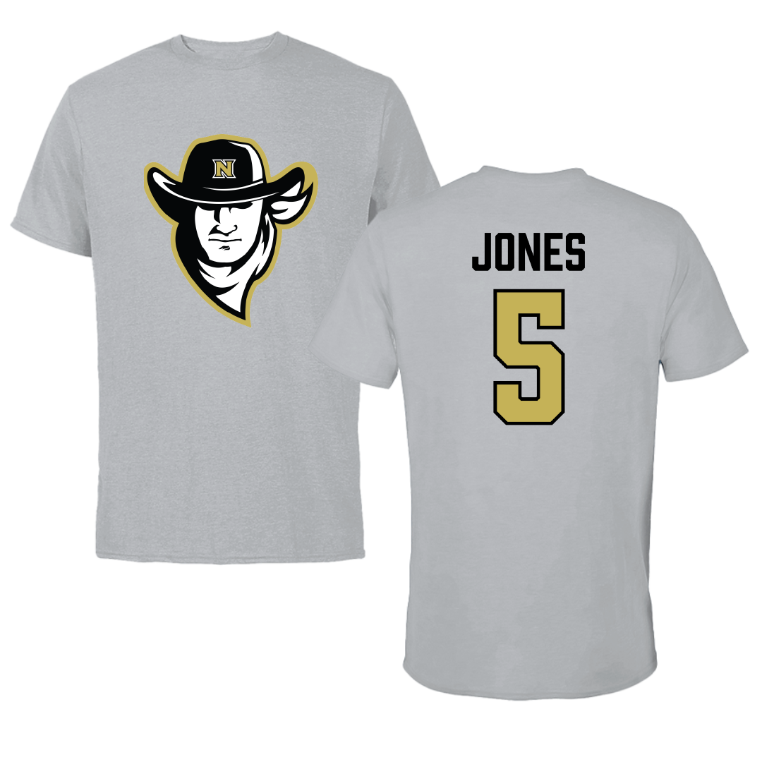 Northeastern Junior College Basketball (M) Sport Gray Tee - #5 Jakobe Jones