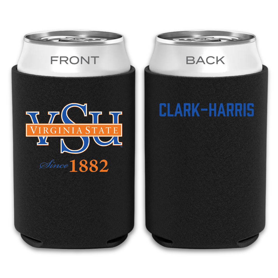 Virginia State University Lacrosse (M) Black Can Cooler - Zachary Clark-Harris