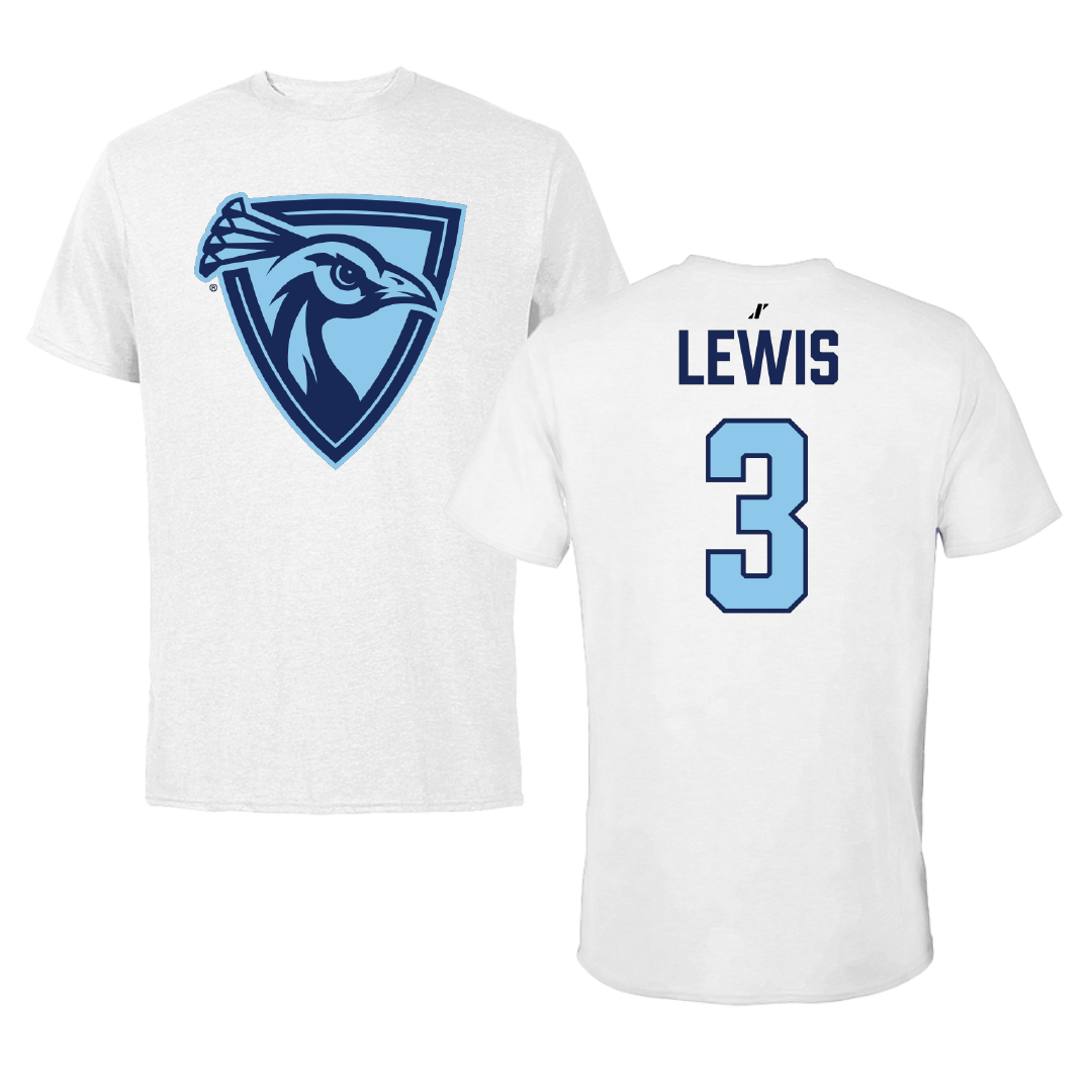Upper Iowa University Basketball (M) White Tee - #3 Trey Lewis