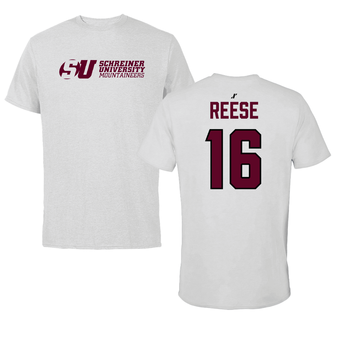 Schreiner University Soccer (M) Light Gray Tee - #16 Cash Reese