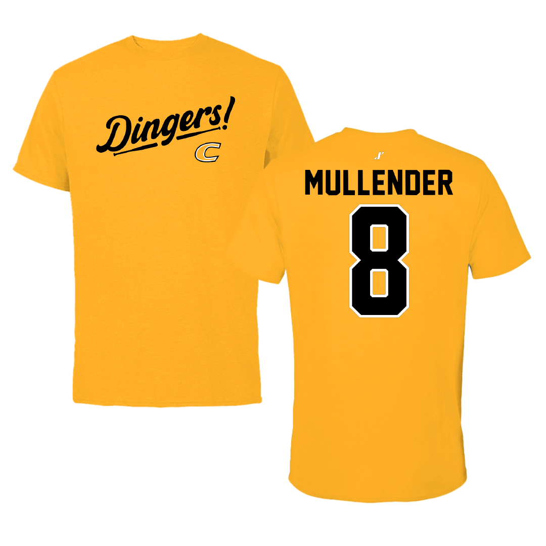 Centre College Softball Gold Dingers Performance Tee - #8 Madison Mullender