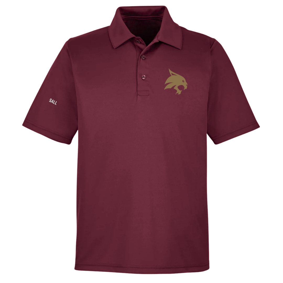 Texas State University TF and XC Maroon Polo - Lamine Sall