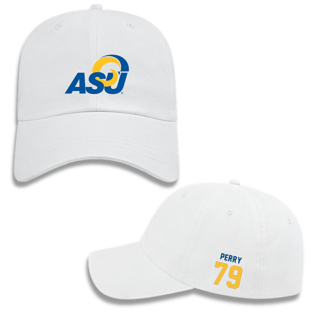 Angelo State University Football White Hat - #79 Dalton Perry