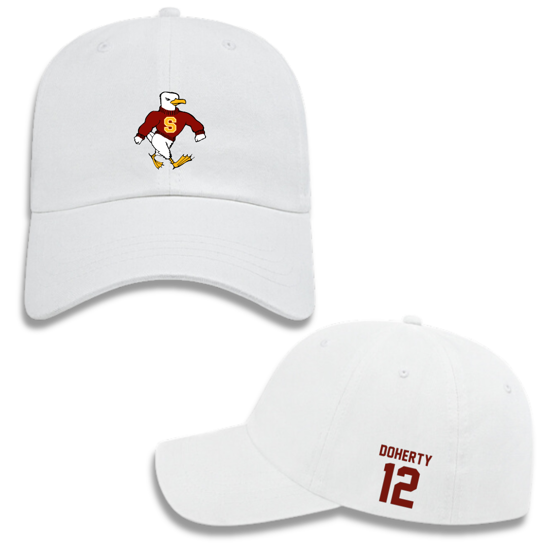 Salisbury University Softball White Hat - #12 Erin Doherty