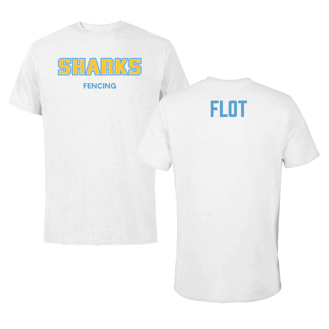 Long Island University Fencing White Sharks Performance Tee - Tai Flot