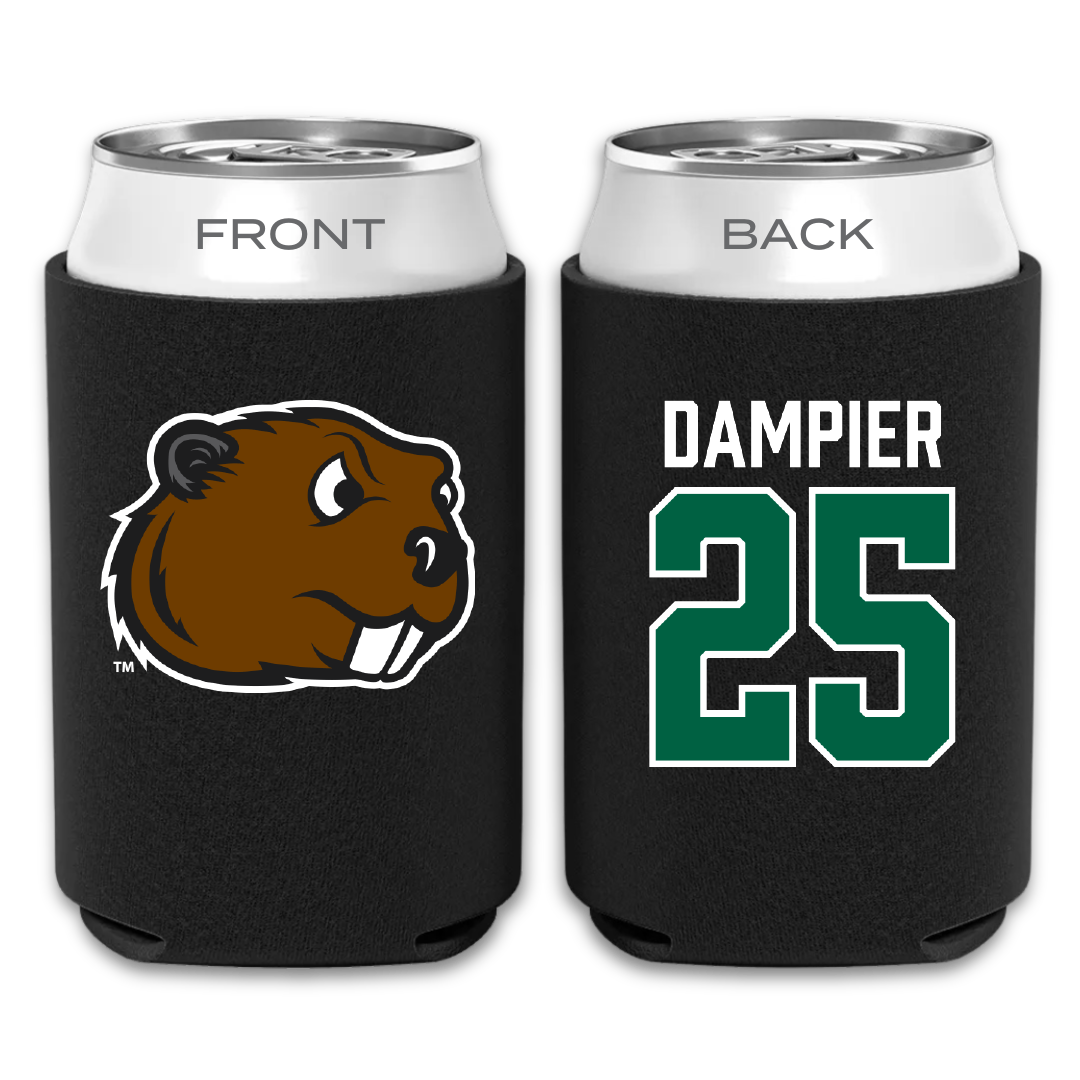 Minot State University Football Black Can Cooler - #25 Will Dampier