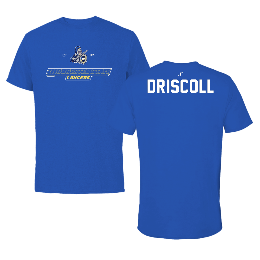 Worcester State University TF and XC Blue General Tee - Meghan Driscoll
