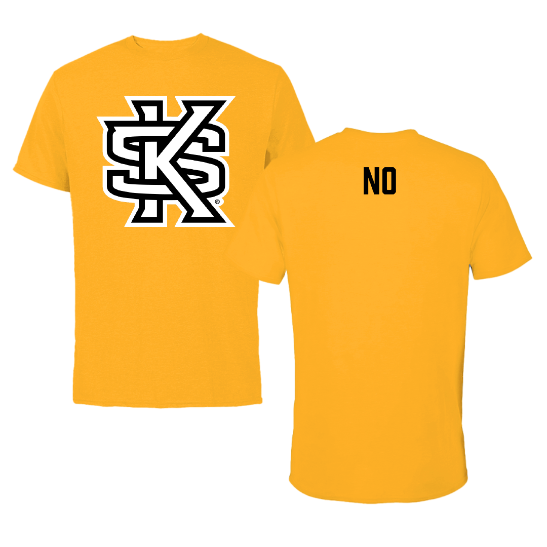 Kennesaw State University TF and XC Gold Tee - Akshana No