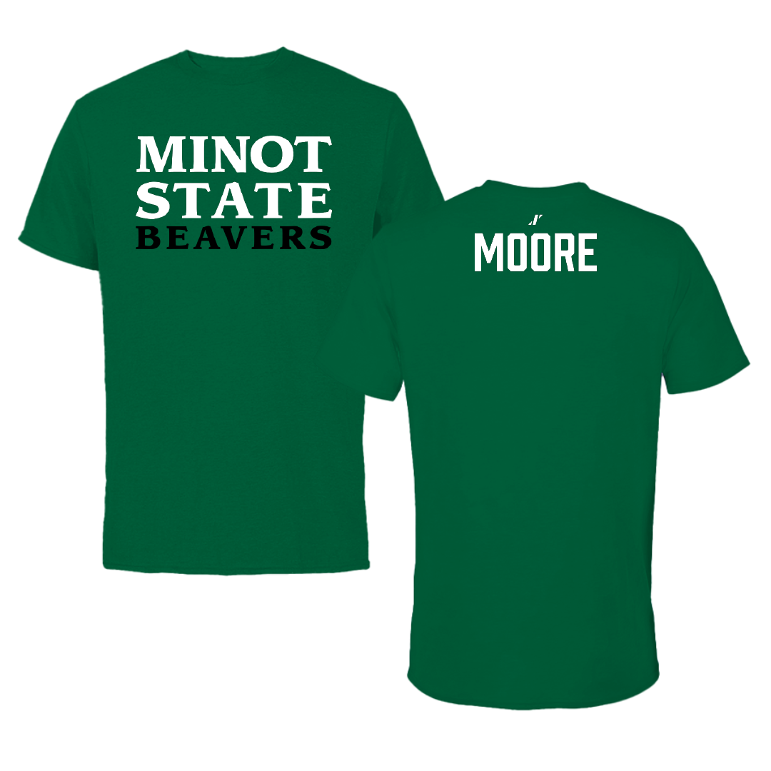 Minot State University TF and XC Green Tee - Macey Moore