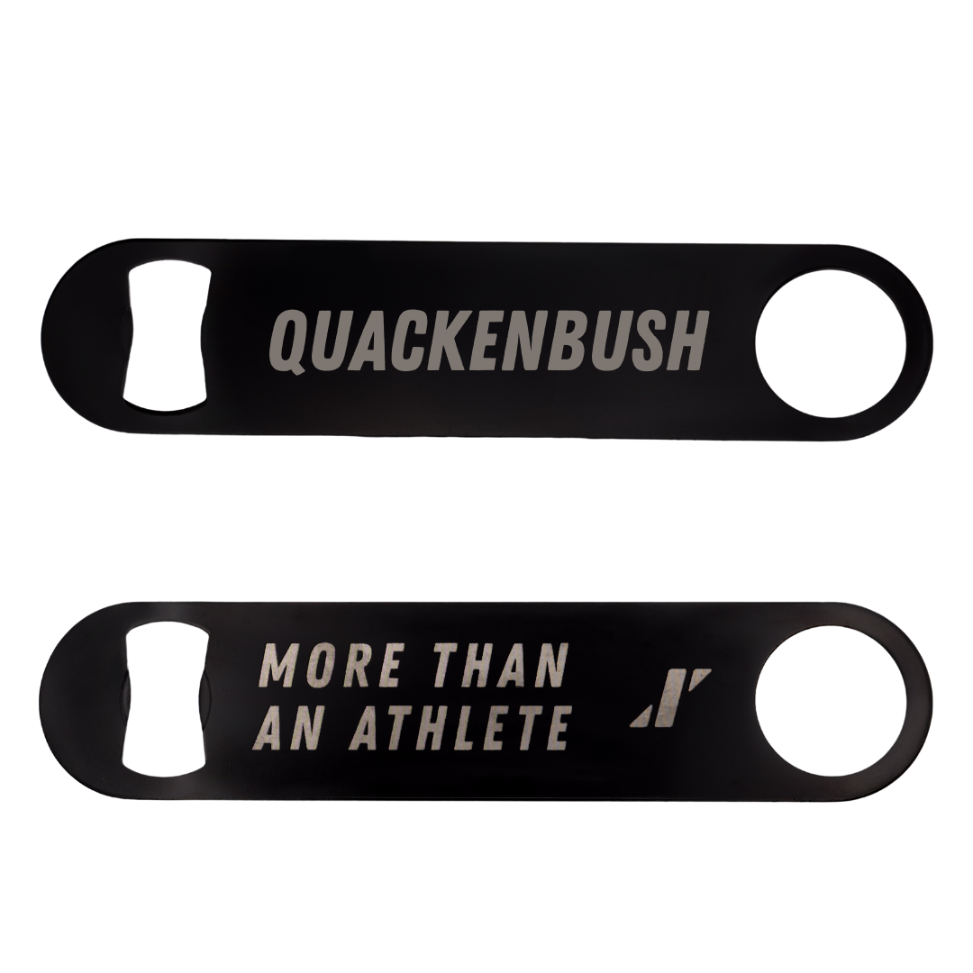 George Mason University Swimming & Diving Black Bottle Opener - Matt Quackenbush