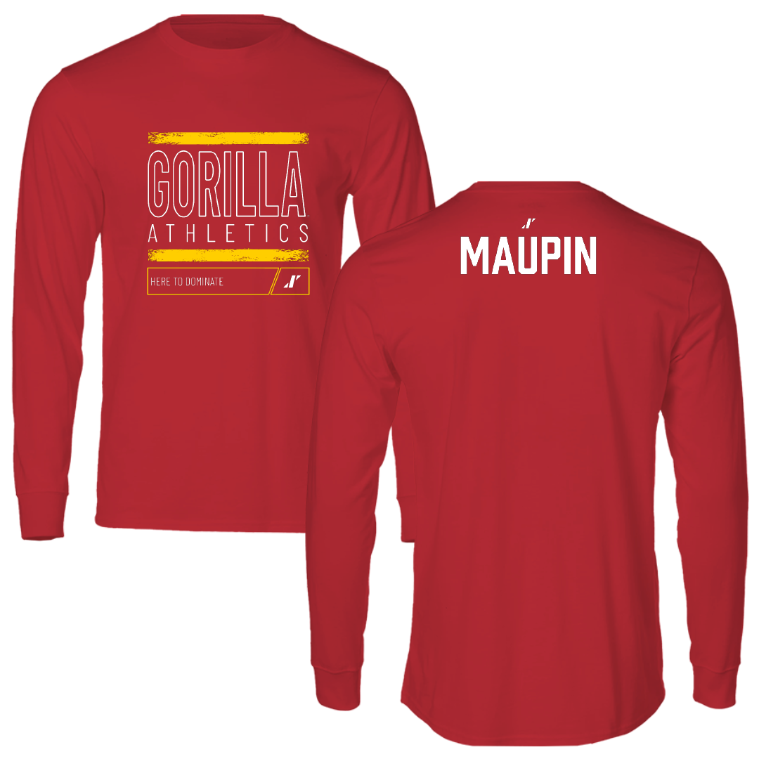 Pittsburg State University TF and XC Red Dominate Performance Long Sleeve - Makhila Maupin