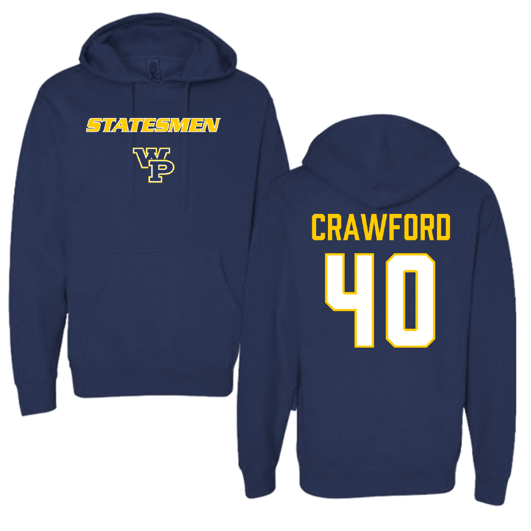 William Penn University Basketball (W) Navy Hoodie - #40 Taniyah Crawford