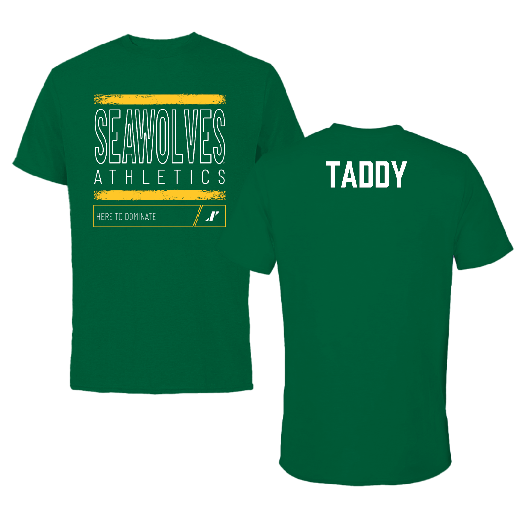 University of Alaska Anchorage TF and XC Green Dominate Performance Tee - Hunter Taddy