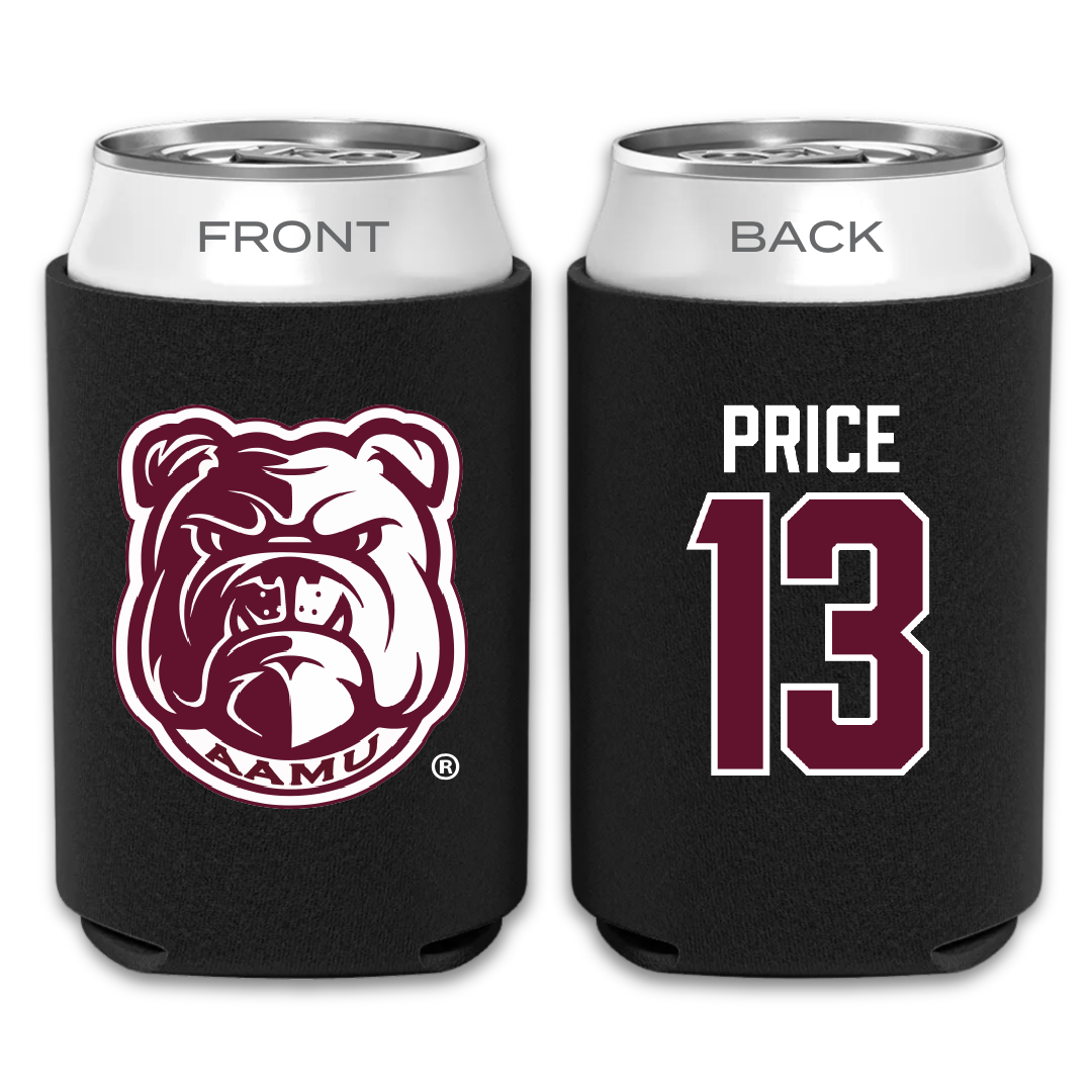 Alabama A&M University Volleyball Black Can Cooler - #13 Laela Price