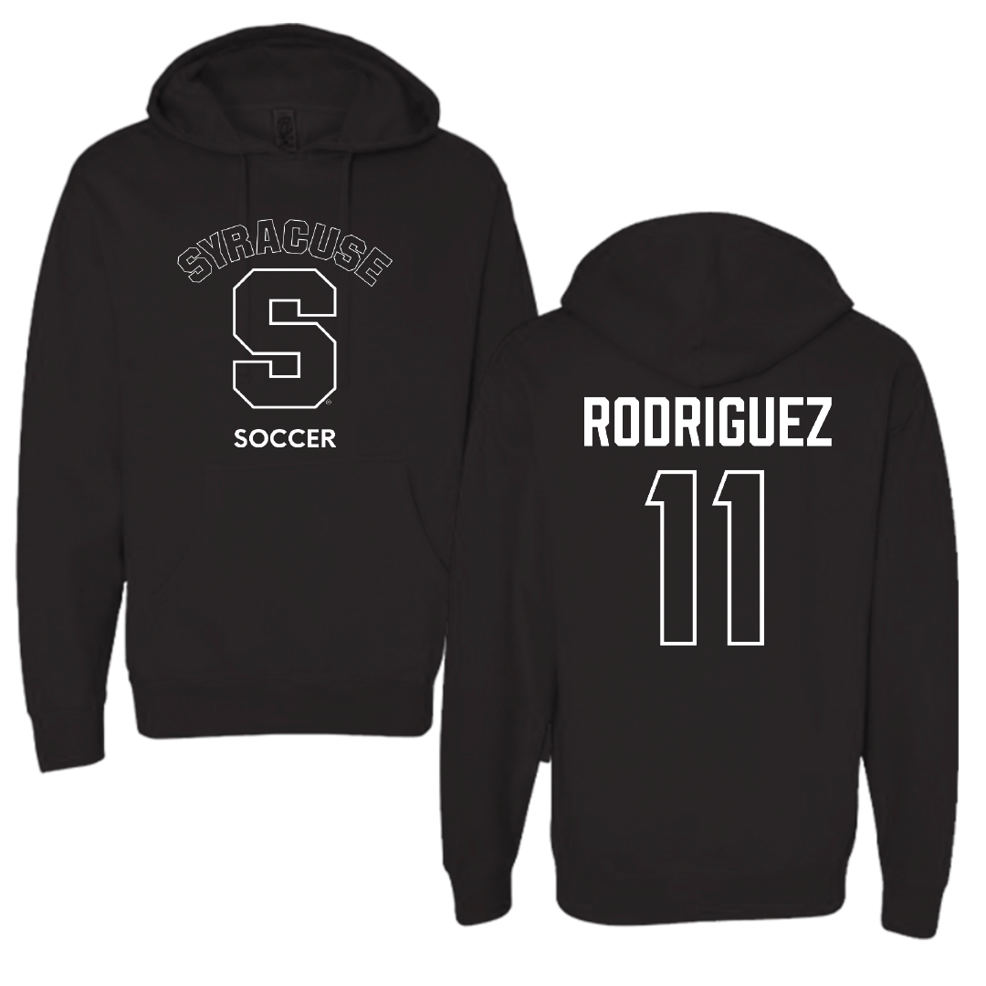Syracuse University Soccer (M) Black Hoodie - #11 Bryson Rodriguez