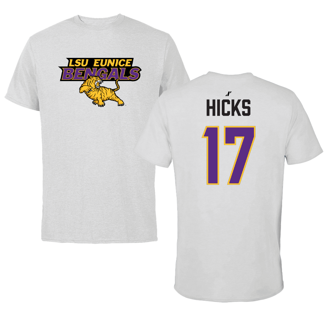 Louisiana State University at Eunice Baseball Light Gray Tee - #17 Dayton Hicks