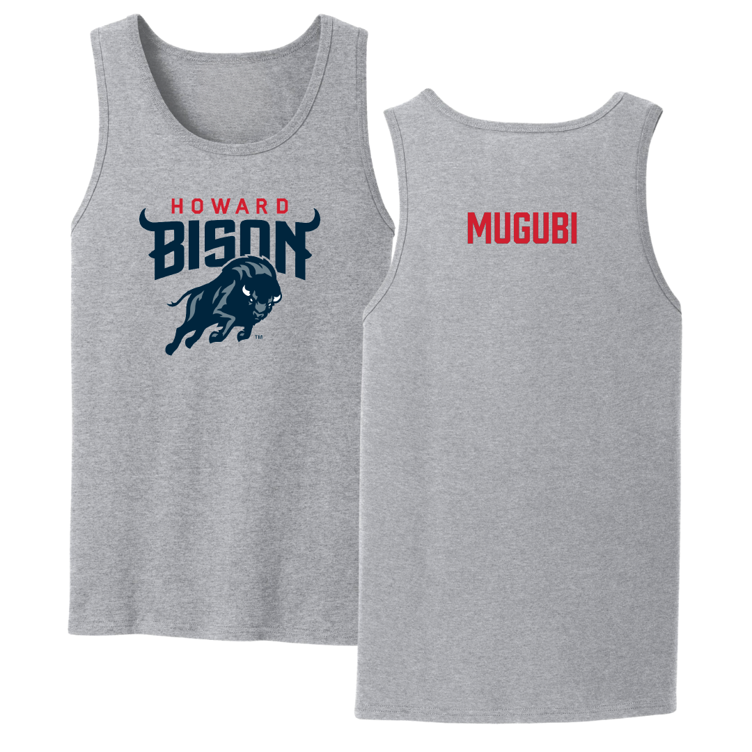 Howard University TF and XC Sport Gray Tank Top - Tiffany Mugubi