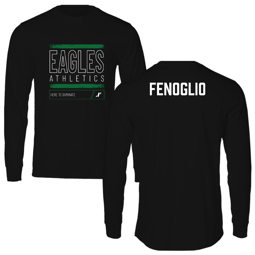 Eastern Michigan University Golf Black Dominate Performance Long Sleeve - Pietro Fenoglio
