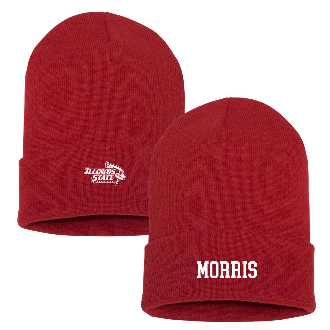 Illinois State University Baseball Red Beanie - #23 Judah Morris