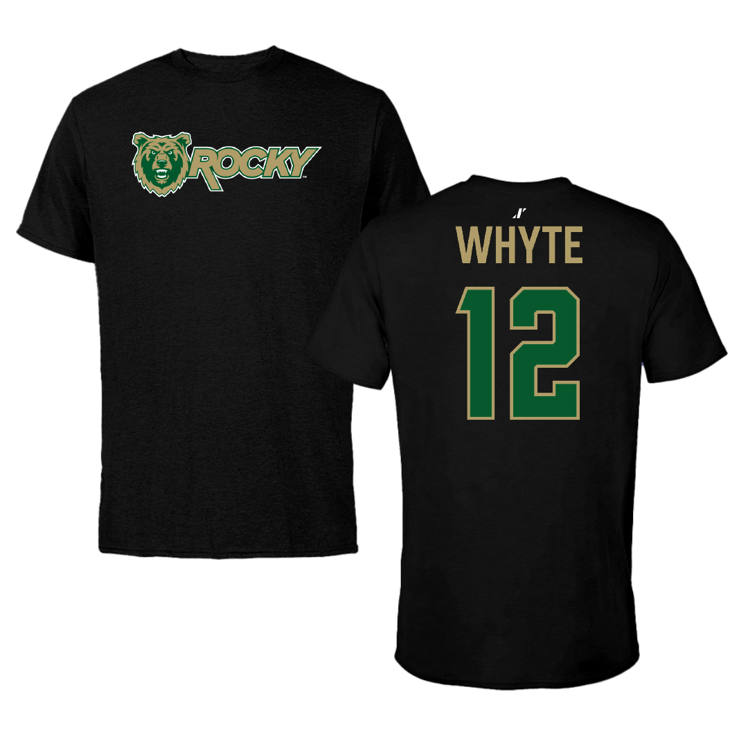 Rocky Mountain College Volleyball (W) Black Tee - #12 Rachel Whyte