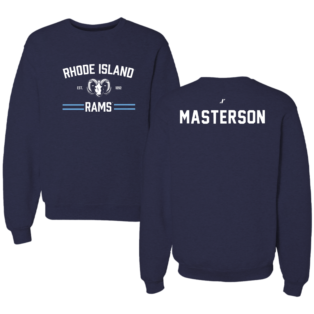 University of Rhode Island Golf Navy General Crewneck - Bennett Masterson