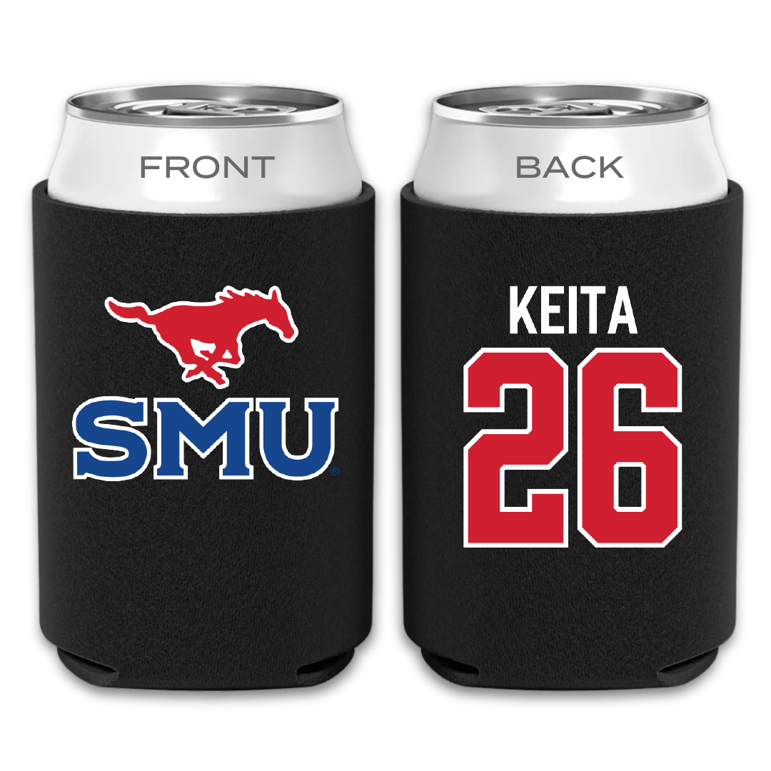 Southern Methodist University Soccer Black Can Cooler - #26 Ibrahim Keita