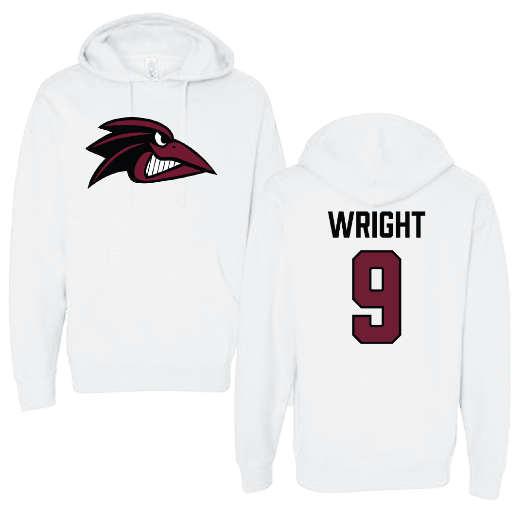 Franklin Pierce University Ice Hockey (W) White Hoodie - #9 Ashley Wright