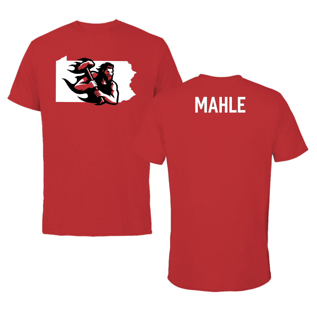 PennWest California TF and XC Red State Tee - Emily Mahle
