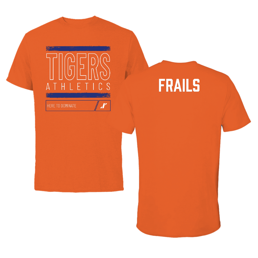 Savannah State University TF and XC Orange Dominate Performance Tee - Cameron Frails