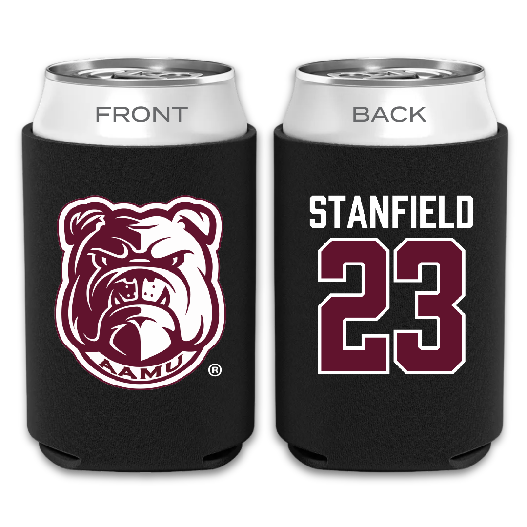 Alabama A&M University Baseball Black Can Cooler - #23 Kamren-Jakob Stanfield
