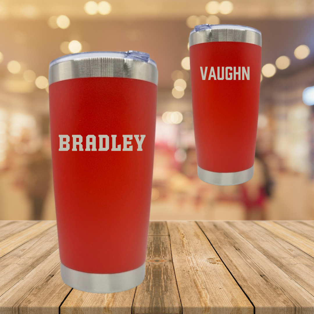 Bradley University TF and XC Red Braves Stainless Steel Tumbler - Jada Vaughn