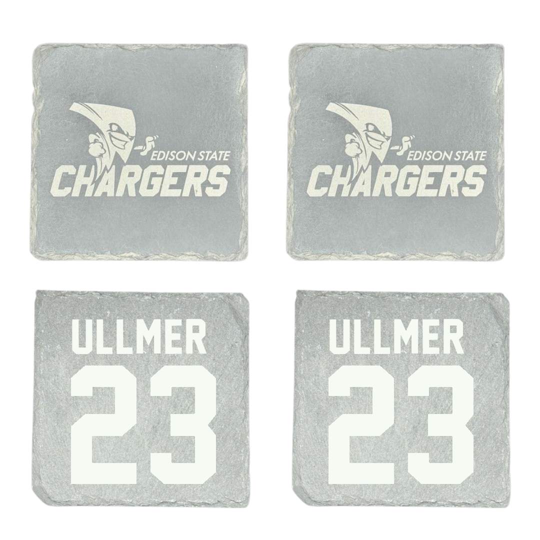Edison State Community College Baseball Stone Coaster (4 Pack)  - #23 Josh Ullmer
