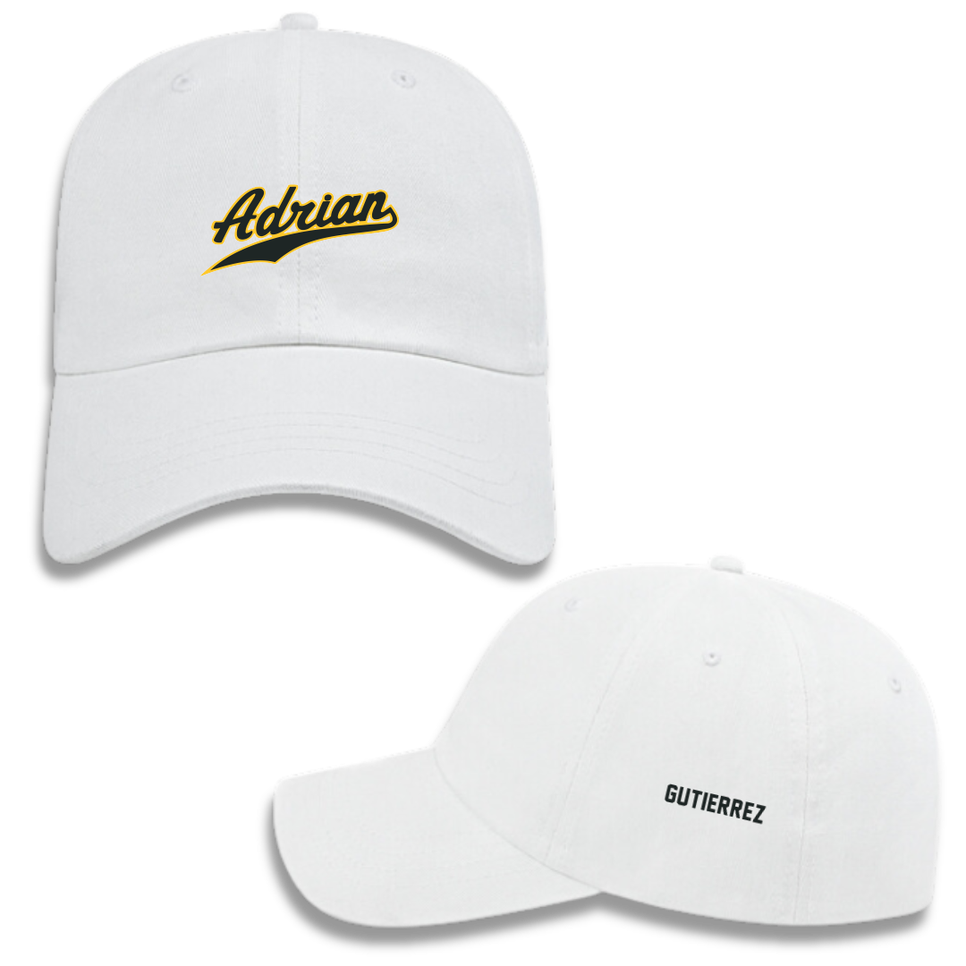 Adrian College Wrestling (M) White Hat - Oscar Gutierrez