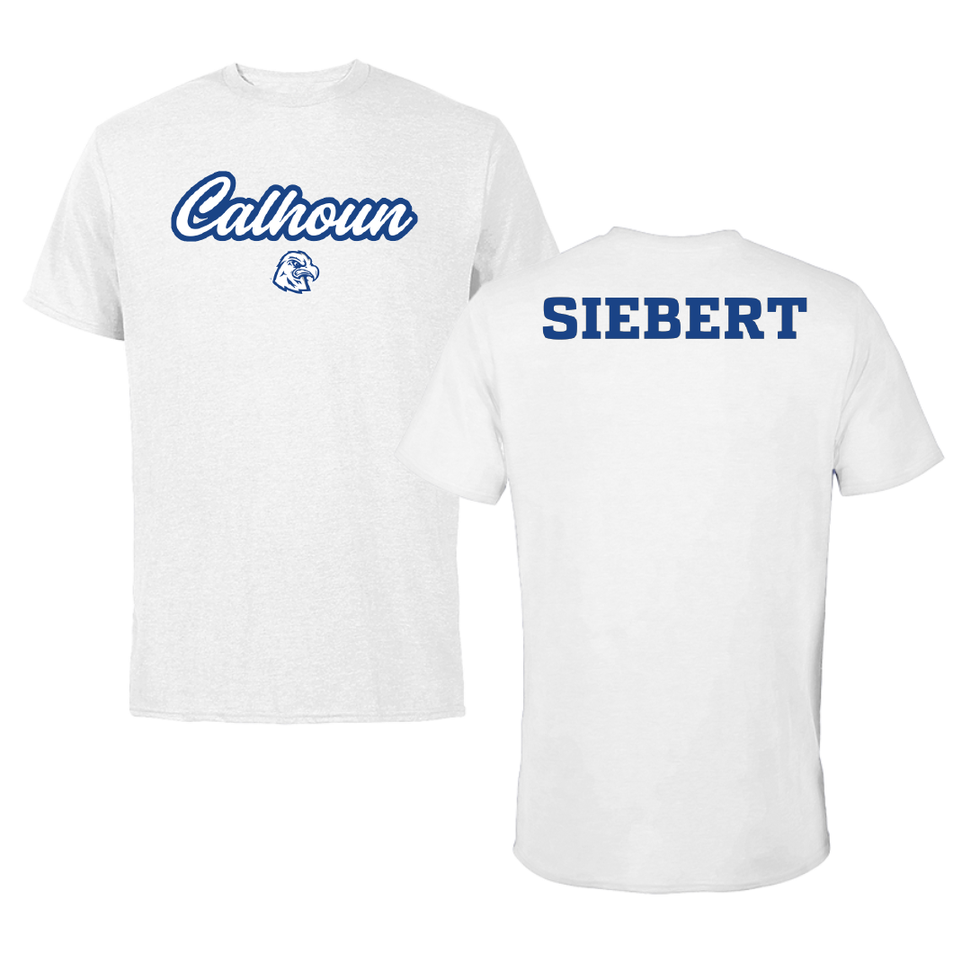 Calhoun Community College TF and XC White Tee - Jude Siebert